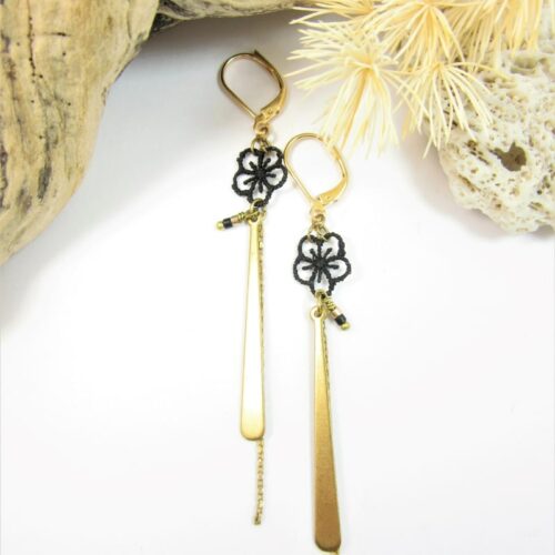 Boucles d’oreilles « Le poinçonneur des Lilas »