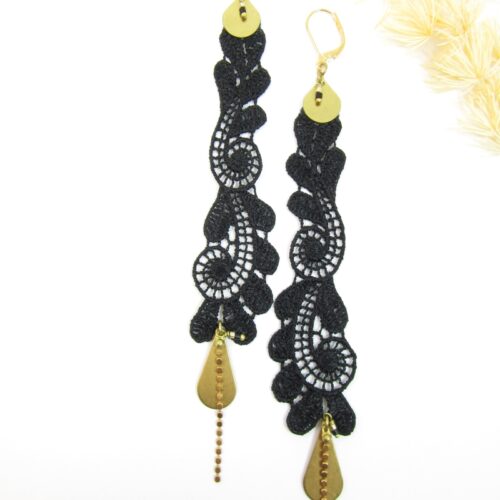 Boucles d’oreilles « La nuit je mens »