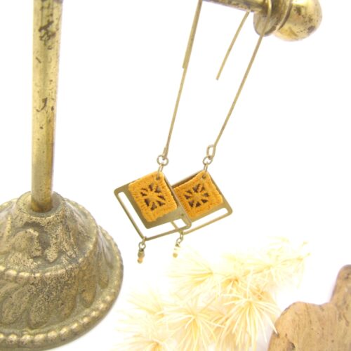 Boucles d’oreilles « Come together »