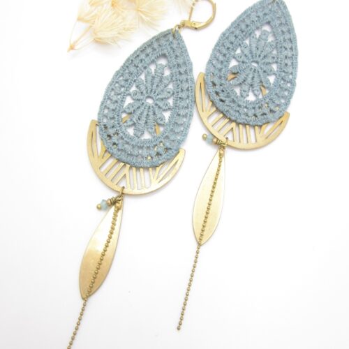 Boucles d’oreilles « Let it be »