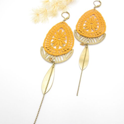 Boucles d’oreilles « Let it be »