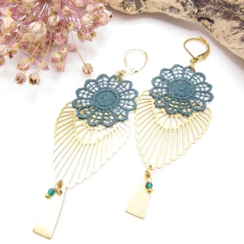 Boucles d’oreilles « Longueur d’onde »