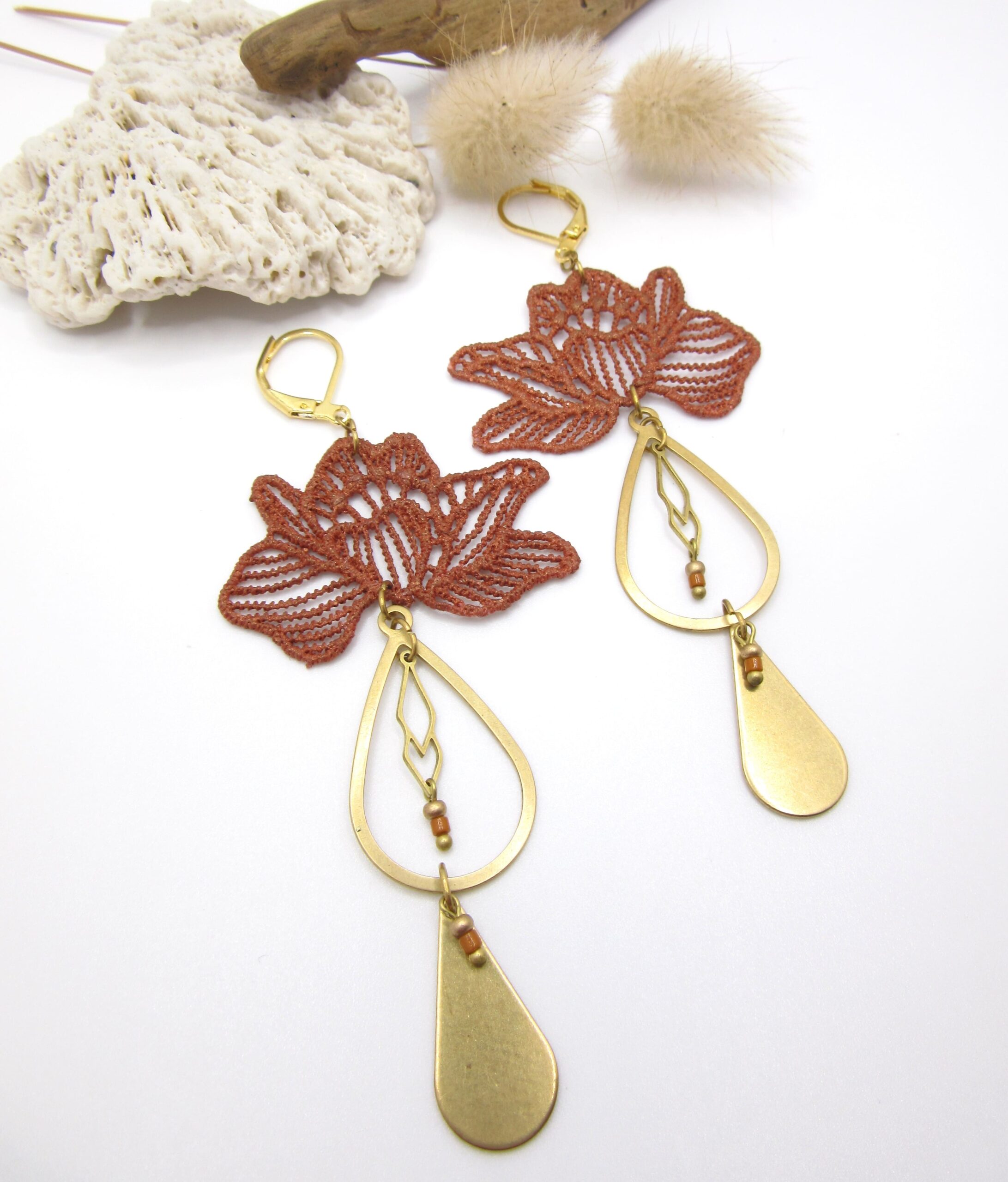 Boucles d'oreilles "Les Barbouzes"